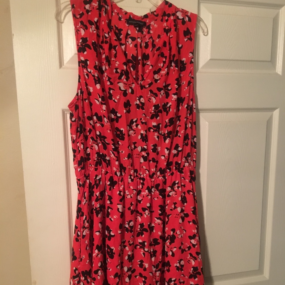 Flower print dress